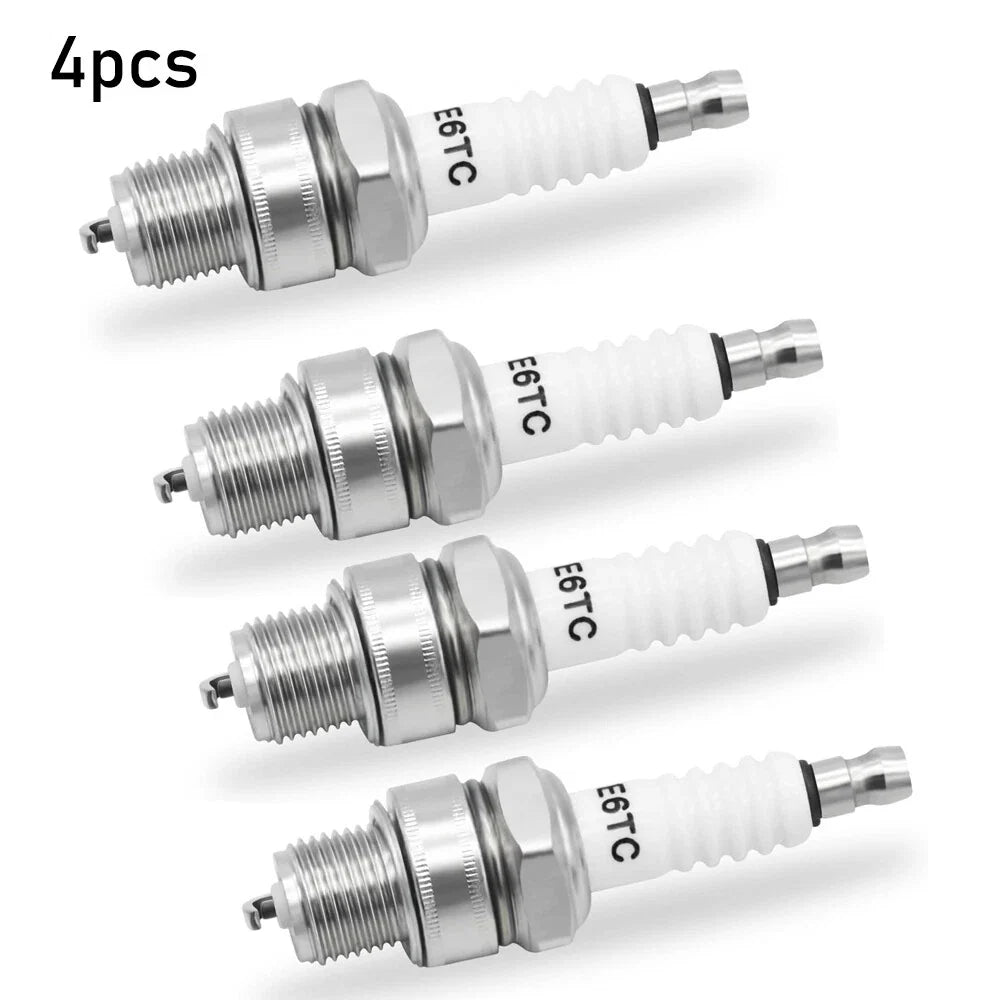 4X Spark Plug for Yamaha PW50 PW80 LT50 LT80 E6TC BP6HS (50cc-110cc)