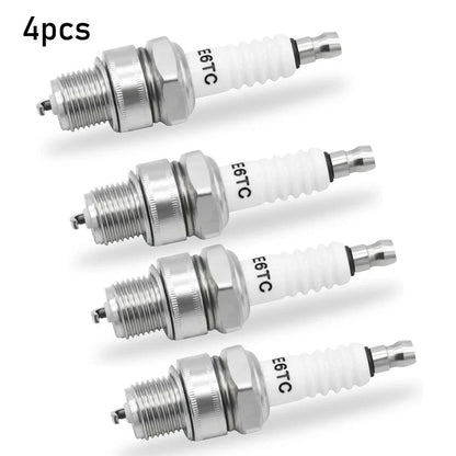 4X Spark Plug for Yamaha PW50 PW80 LT50 LT80 E6TC BP6HS (50cc-110cc)