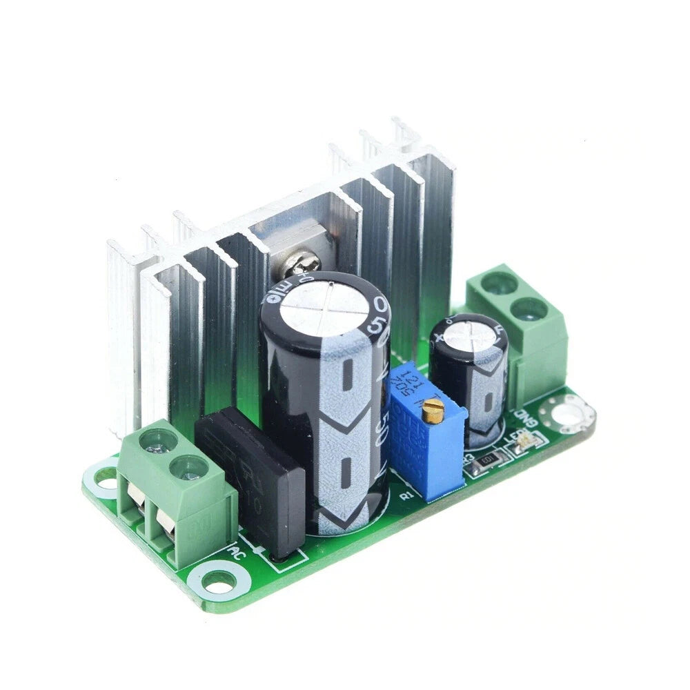 2X LM317 DC-DC Adjustable Linear Regulator Step Down Converter Module