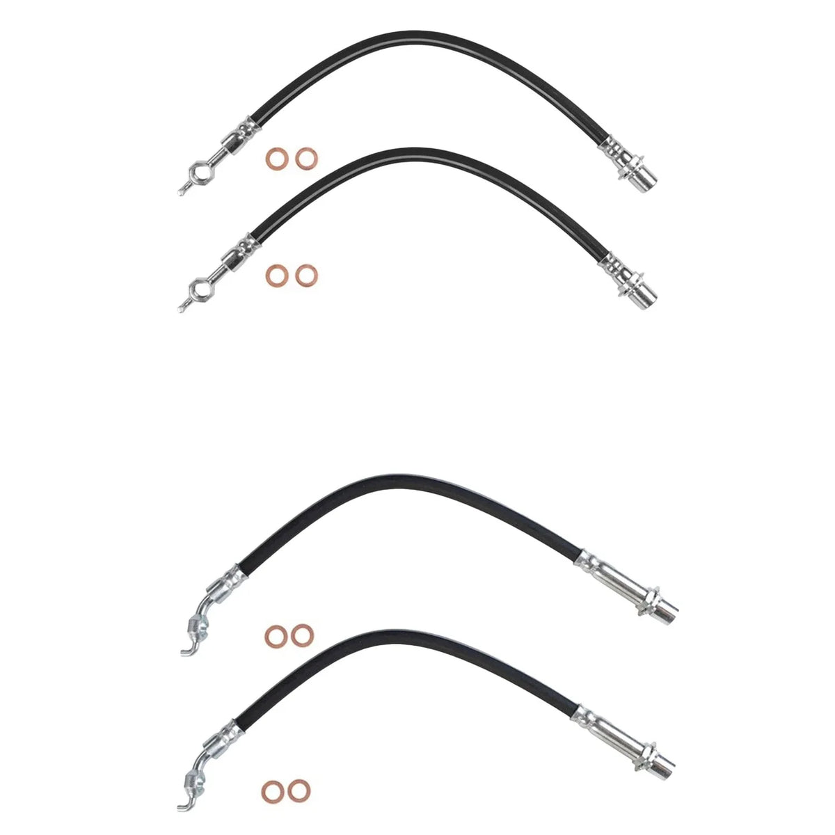 Sunsong Brake Hydraulic Hose Kit for Lexus GS300 GS400 GS430 (1998–2005)