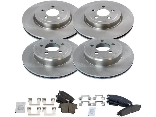 Brake Pad and Rotor Kit for Chrysler 300 (2005–2020, 2023) 56244YPZD
