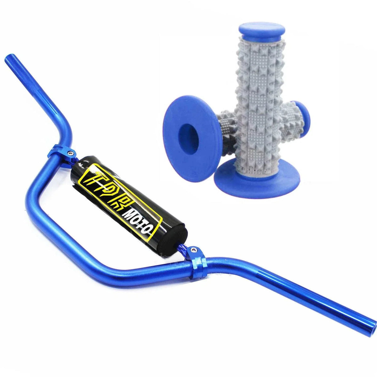 7/8" Blue Handlebar Hand Grips for Dirt Pit Bike (KLX TTR CRF50 XR50)