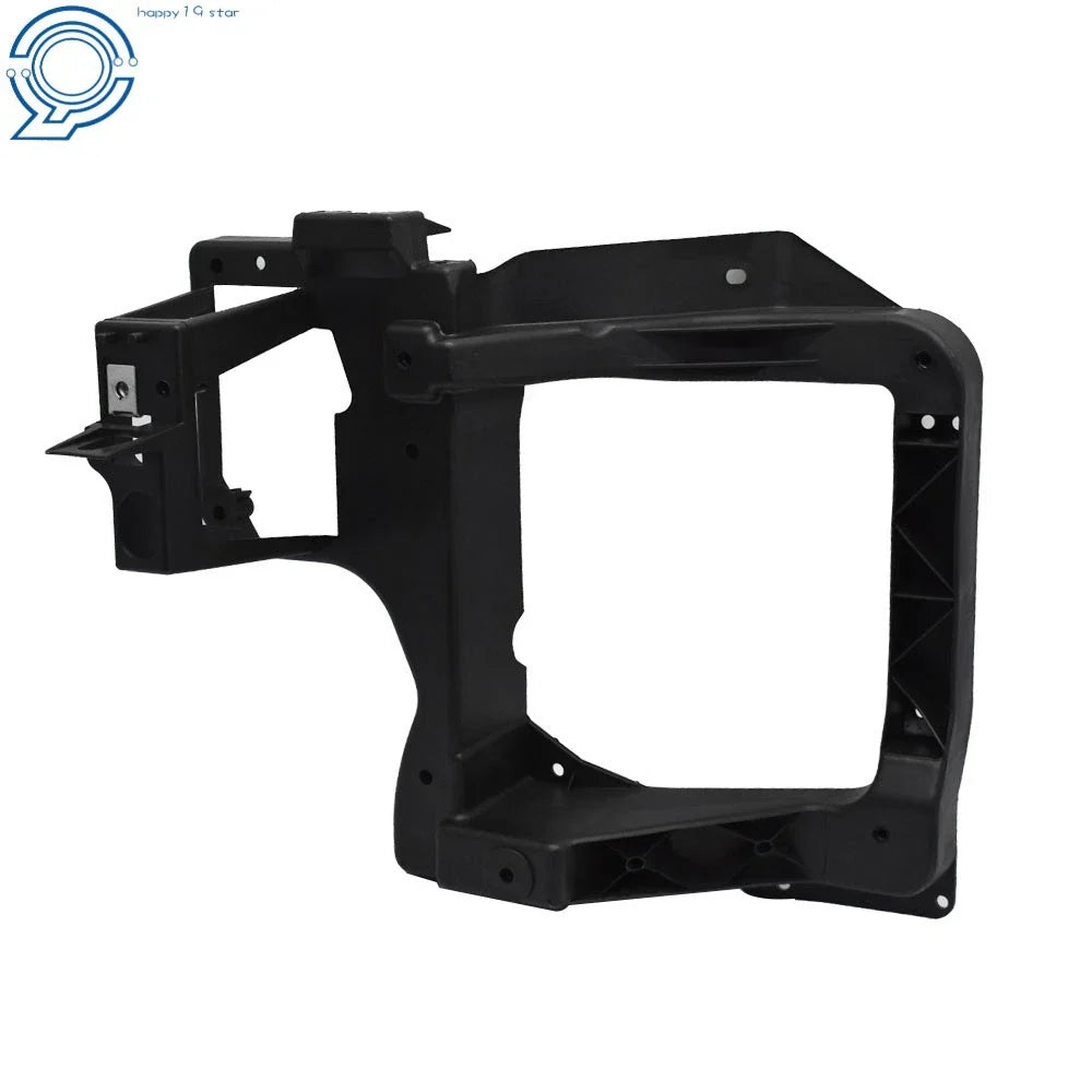 Set of 2 Headlight Brackets for Jeep Cherokee (2014–2018) Black ABS