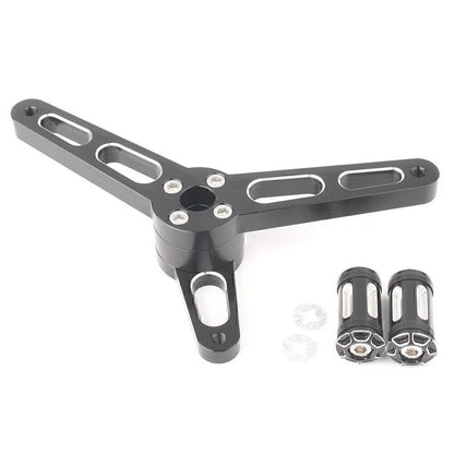 Heel Toe Shifter Lever for Harley Sportster (2004–2018) Black/Silver