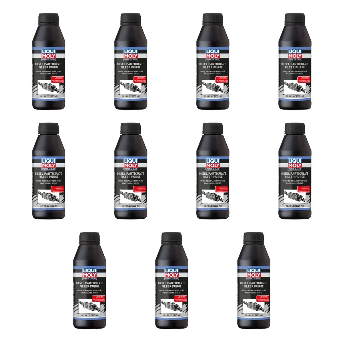 Set of 11 Liqui Moly DPF Purge Fluid for Diesel Engines (500ml each)
