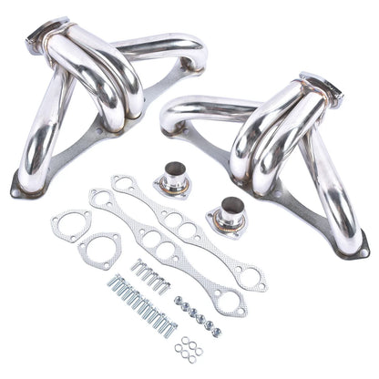 Stainless Steel Short Tube Headers for Chevy Small Block V8 (1968–1986)