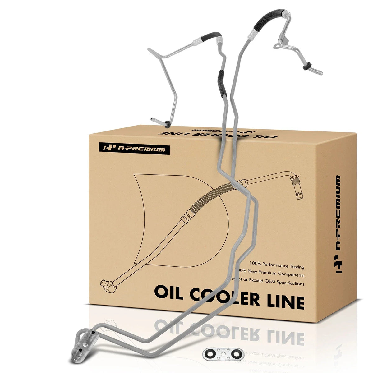 Inlet & Outlet Auto Trans Oil Cooler Hose for Chevy Silverado 1500 (2007–2018)