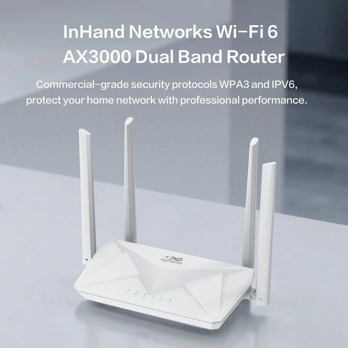 Wi-Fi 6 Router for InHand Networks AX3000 (2023)