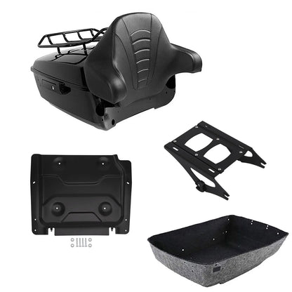 Trunk Luggage Backrest Mount Rack Plate for Harley Touring (2014–2026)