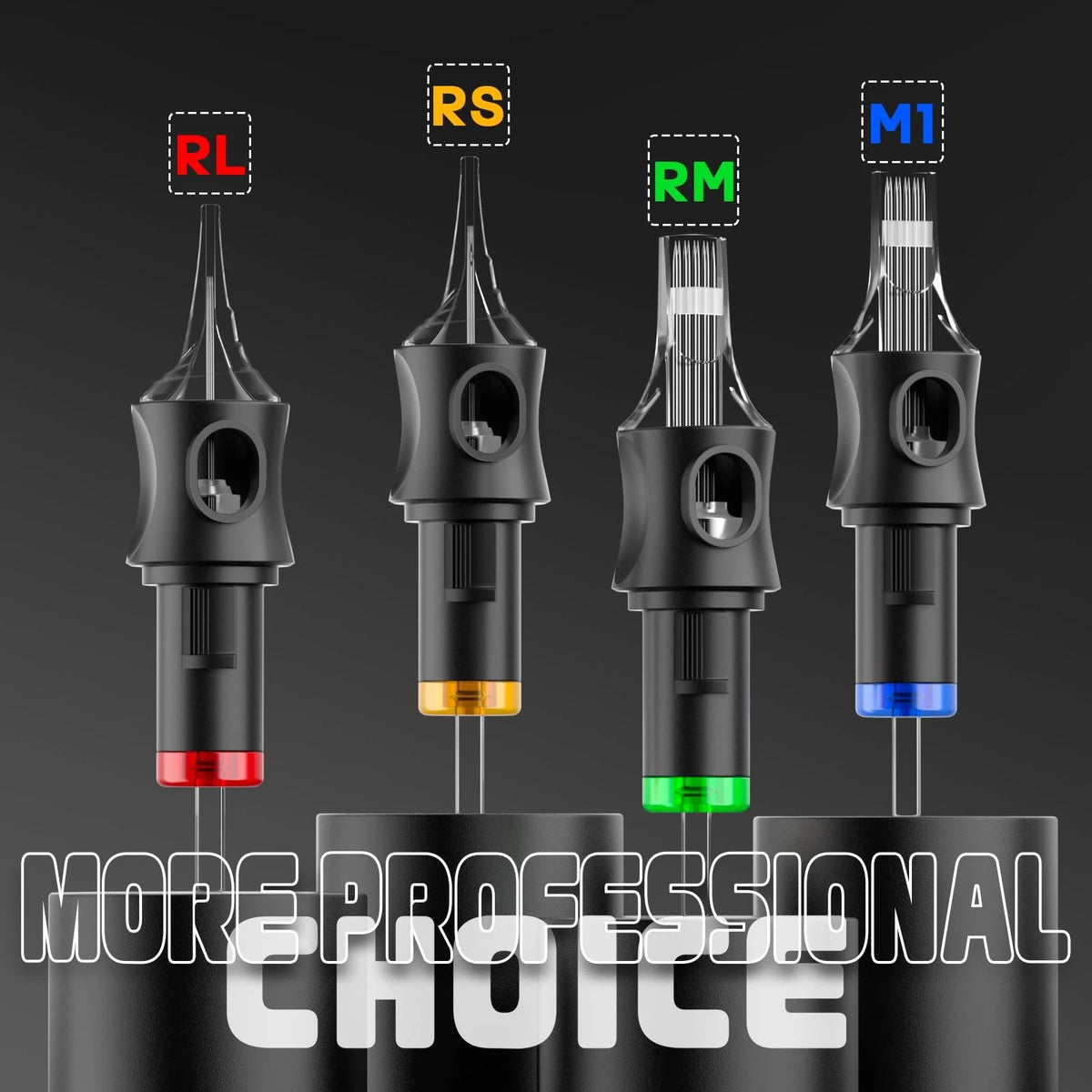 50PCS Tattoo Cartridge Needles Assorted for