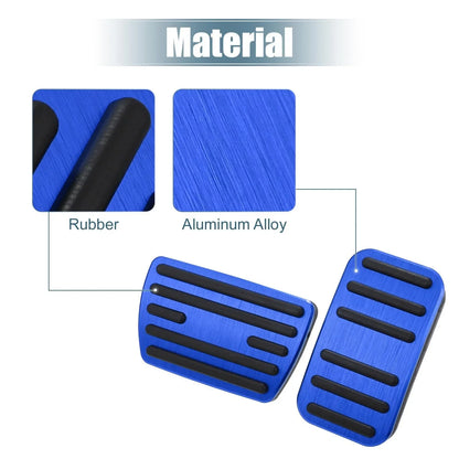 Gas Brake Pedal Cover Kit for Honda Civic (2016–2021) Blue