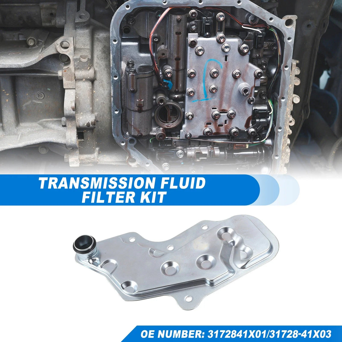 Transmission Fluid Filter Oil Pan for Nissan (RL4R01A, 3172841X01)