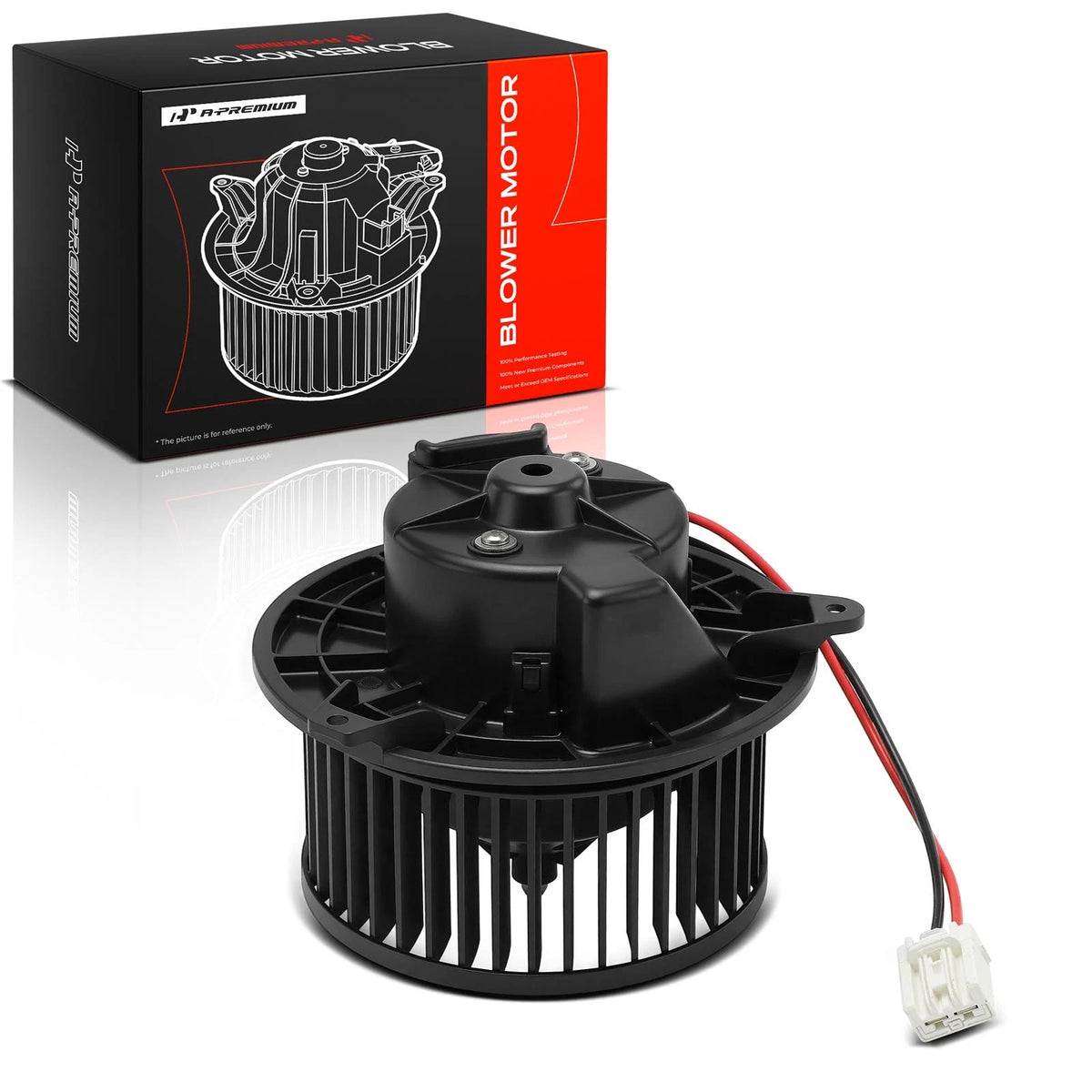 HVAC Blower Motor w/Wheel Assembly for Dodge Dart (2013–2016) 68163782AA, 68225055AB