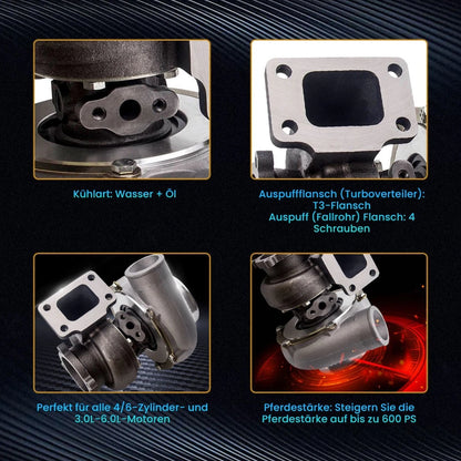 GT35 GT3582 Turbo Charger T3 Flange (Upgrade)