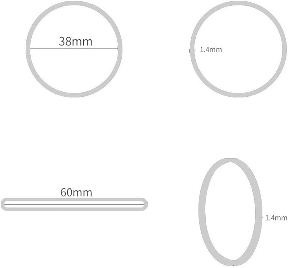 300pcs Rubber Bands for Office Use - White (am rb w 0012)