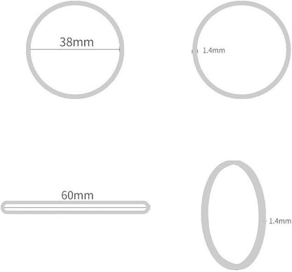 300pcs Rubber Bands for Office Use - White (am rb w 0012)
