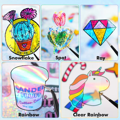 Koala Printable Holographic Vinyl Sticker Paper for Inkjet (No Part Numbers)