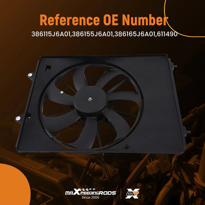 Electric Radiator Cooling Fan for Acura MDX Honda Ridgeline (2018-2020)