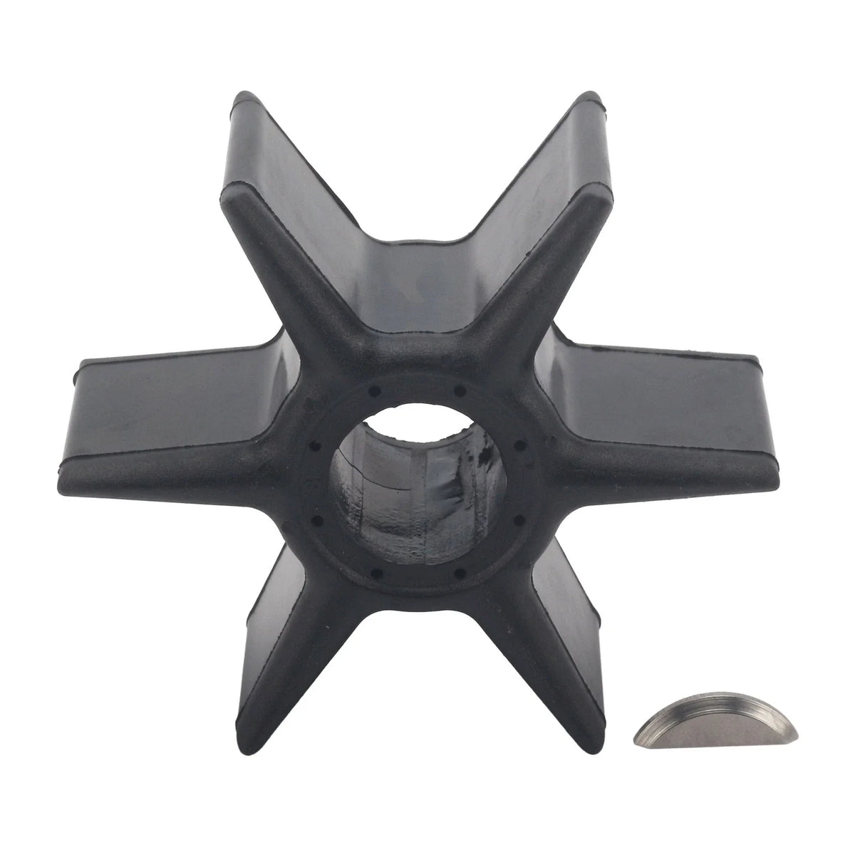 Outboard Water Pump Impeller & Key for Yamaha 225 250 300 HP (2000–2023) 6CE-44352-00