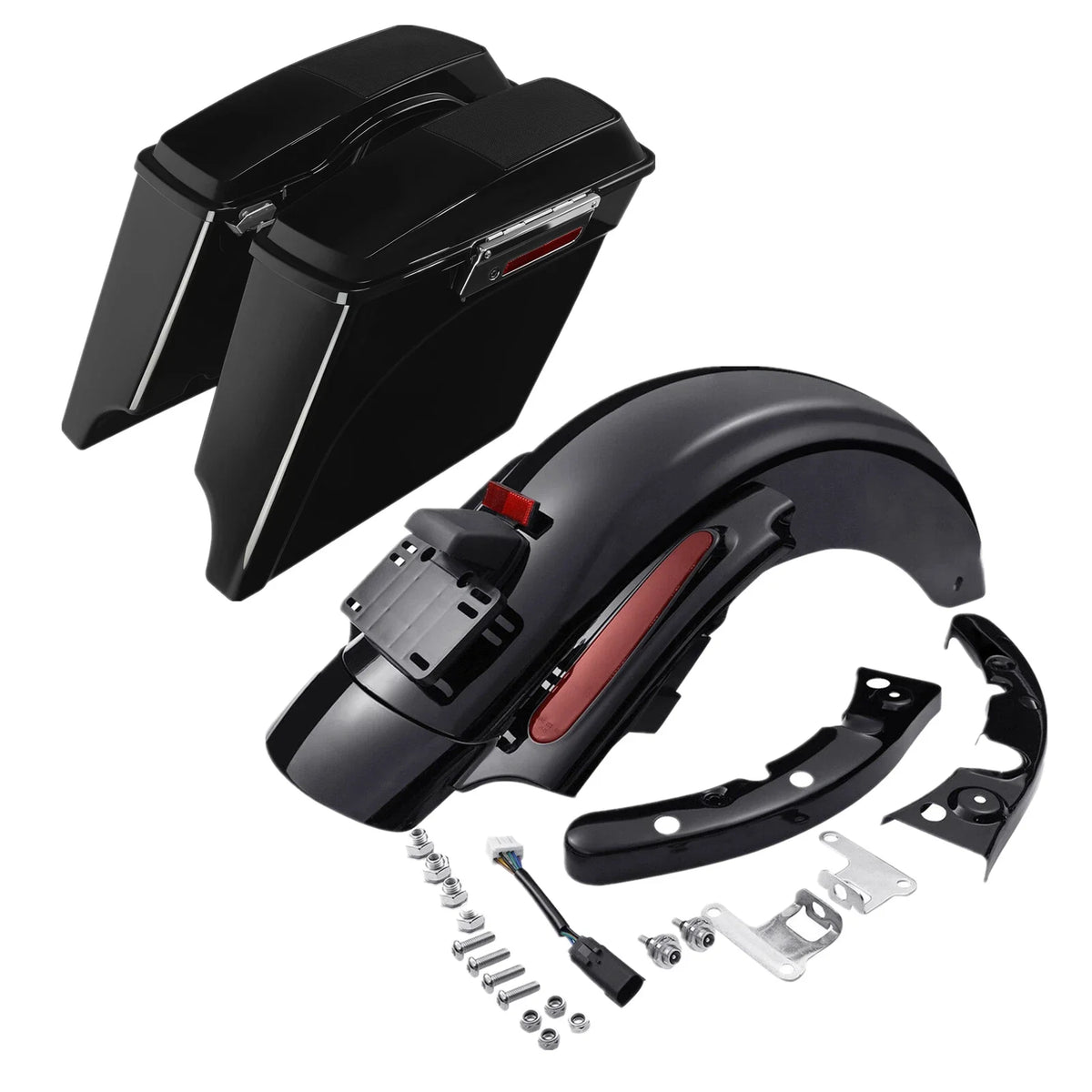 5" Saddlebags & 6X9" Speaker Lids for Harley Road Glide King (2009–2013)