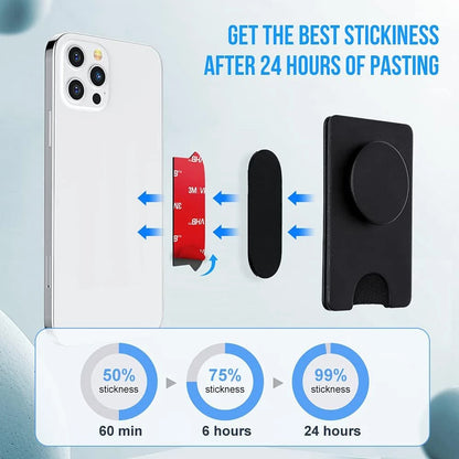 10pcs Sticky Adhesive Replacement for Pops Wallet+ & Wallet Plus Base