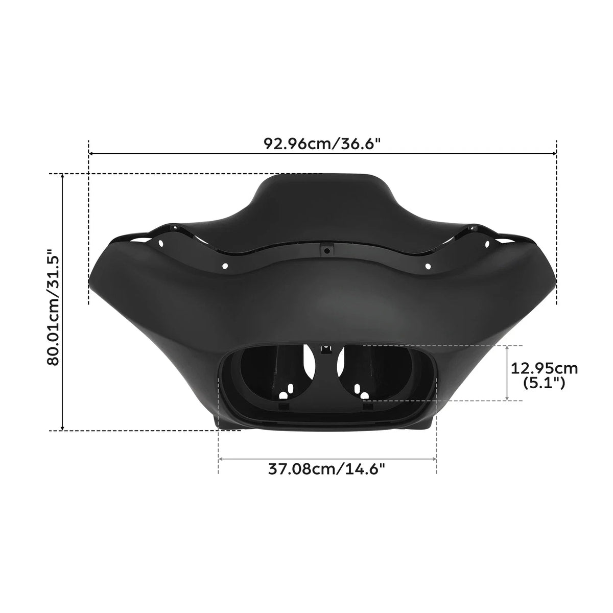 Inner Outer Fairing & 9.5'' Windshield Trim for Harley Road Glide (2004–2013)