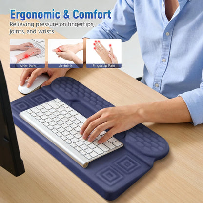3-in-1 Wrist Rest with Keyboard Stand for Universal Use (17 x 10 inches)