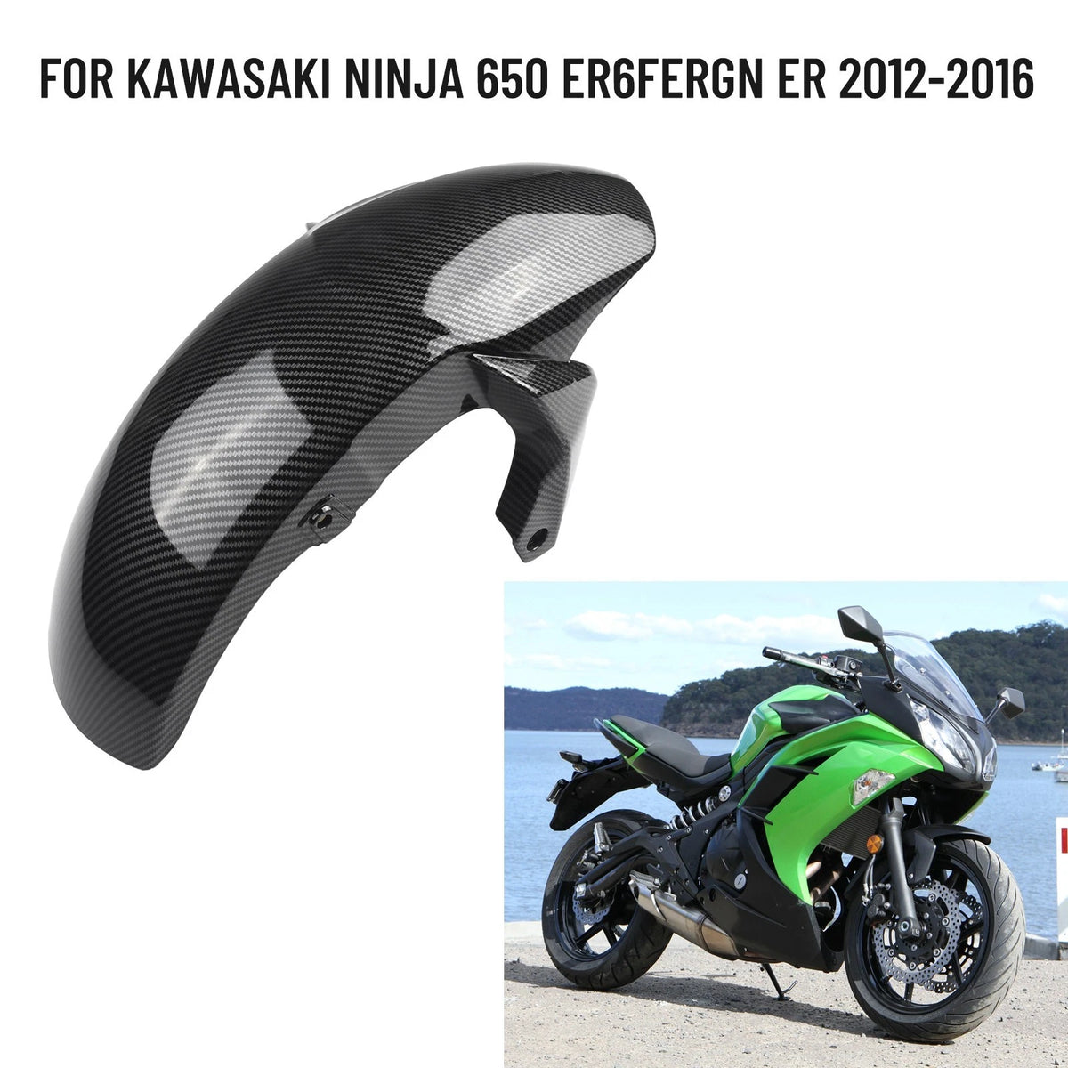 Mudguard Cover for Kawasaki 650 ER6F ER6N (2012–2016)