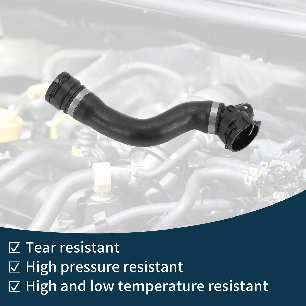 Radiator Hose for BMW 1 Series (2005) No. 17127526391 Rubber Coolant Hose