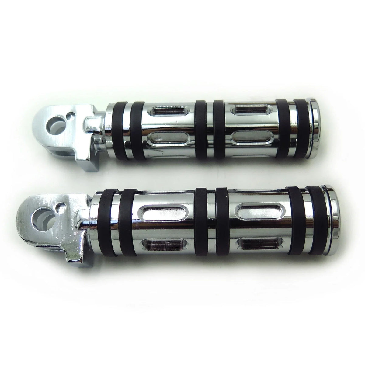 Chrome Edge Cut Footpegs for Triumph Bonneville America (2002–2014)