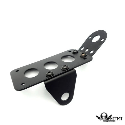 Black Metal License Plate Frame for Motorcycle