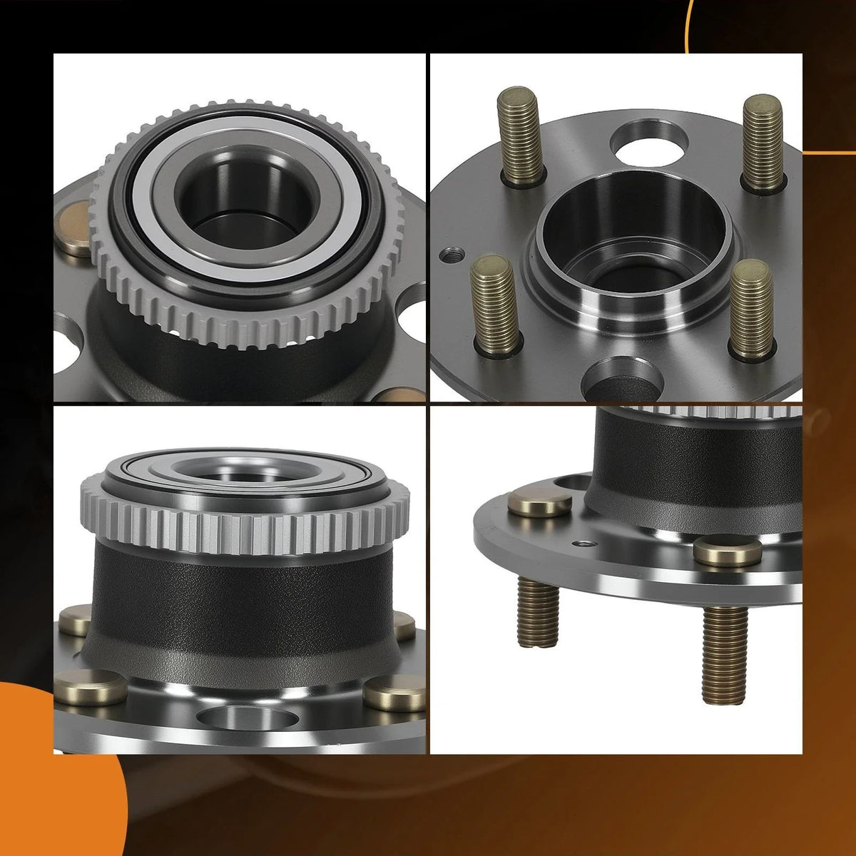 Set of 2 Rear LH RH Wheel Hub Kit for Acura Integra Honda 513105 (1994–2001)