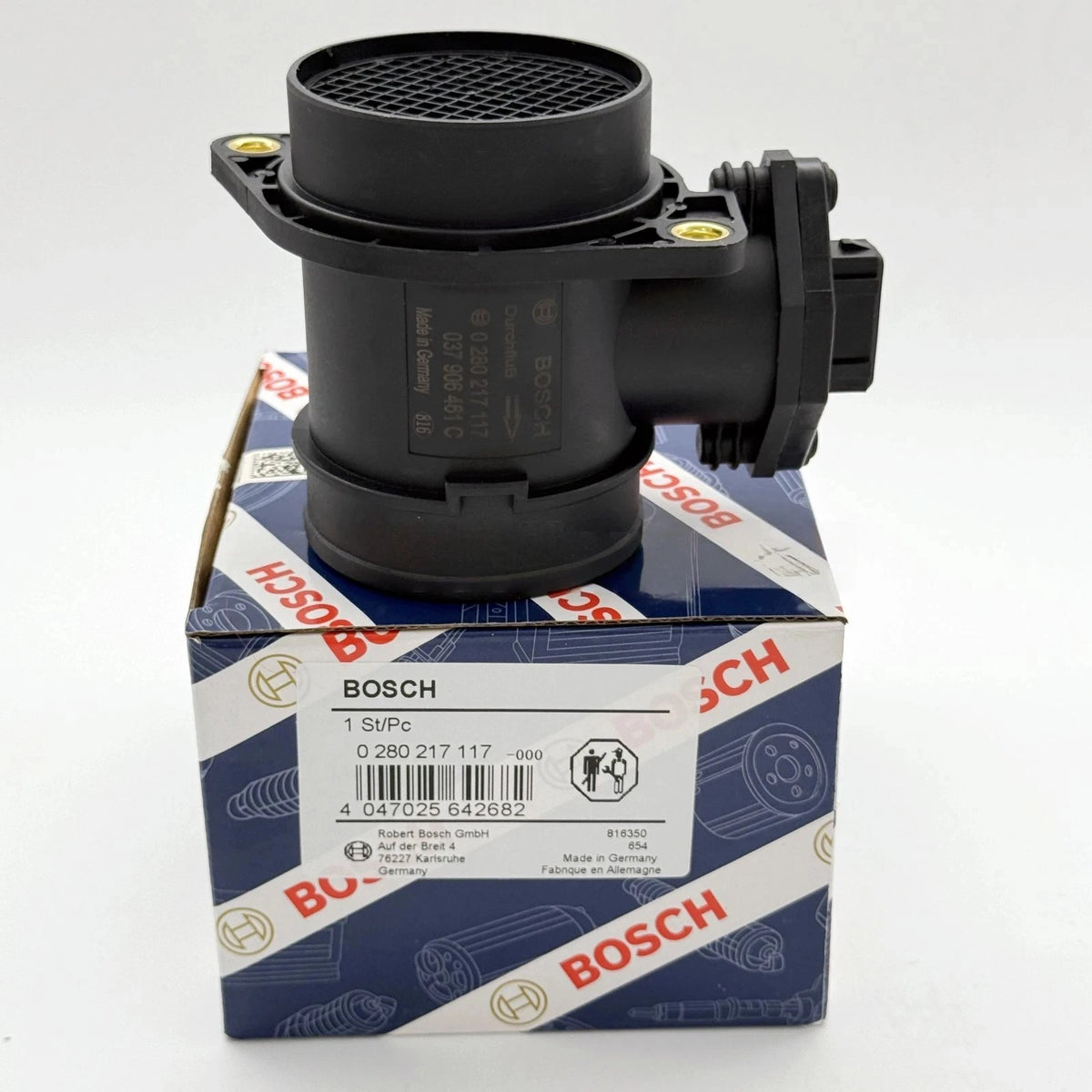 Mass Air Flow Sensor for VW Jetta Passat Golf A4 (2000–2005) 0280217117, 037906461C