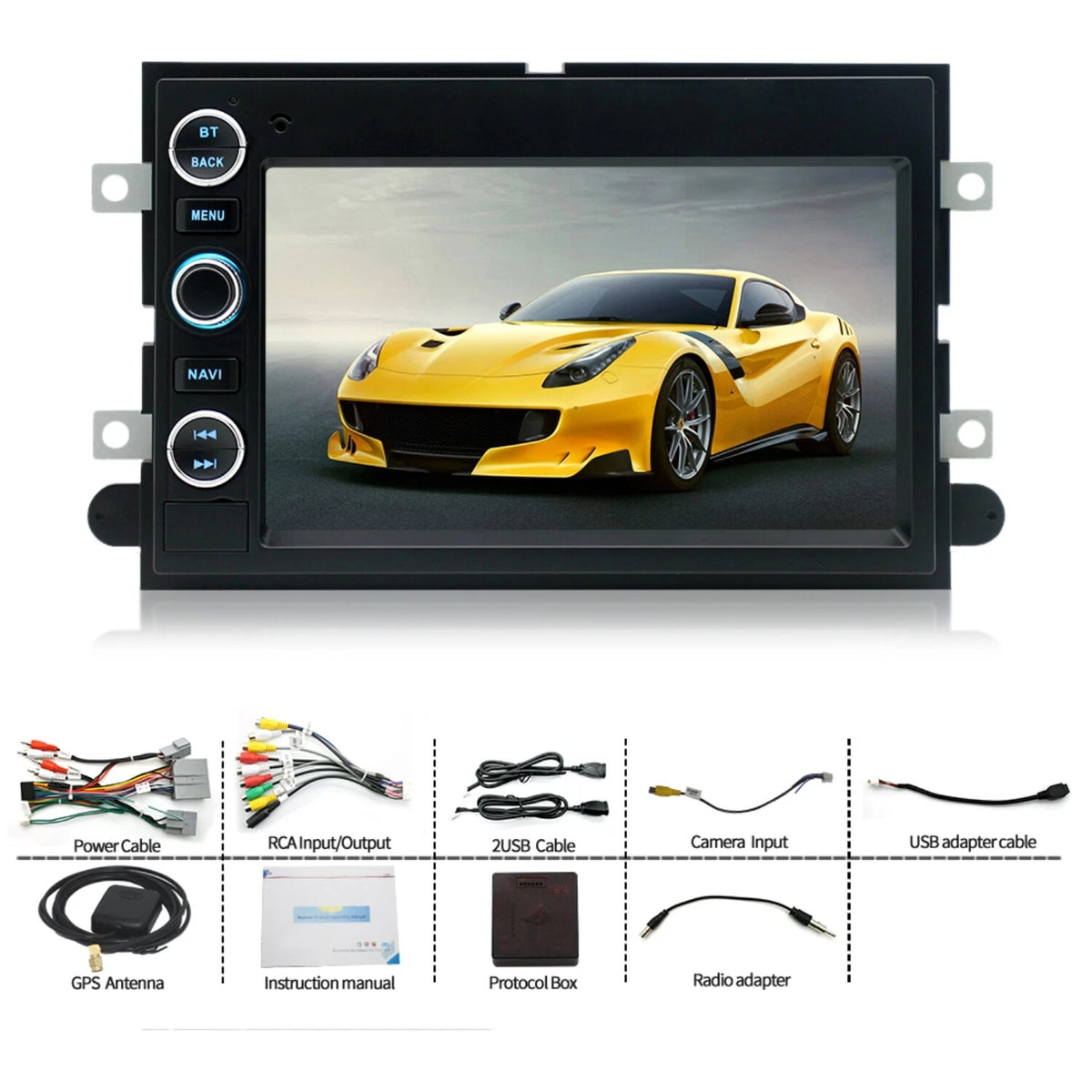 7" Android 12.0 CarPlay Stereo for Ford F150 (2004–2008)