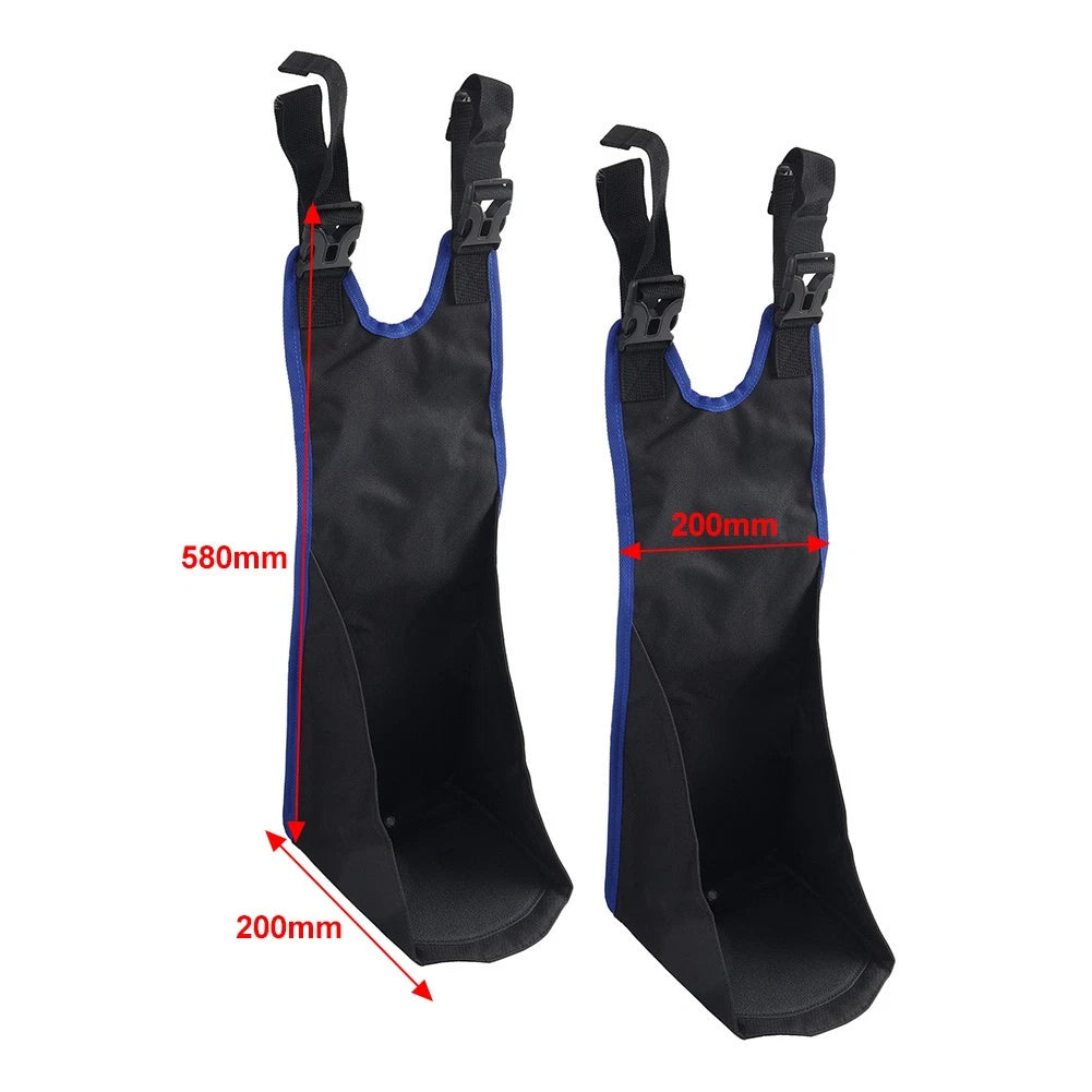2X Universal Adjustable Foldable ATV Rear Passenger Seat Foot Rest Footpegs