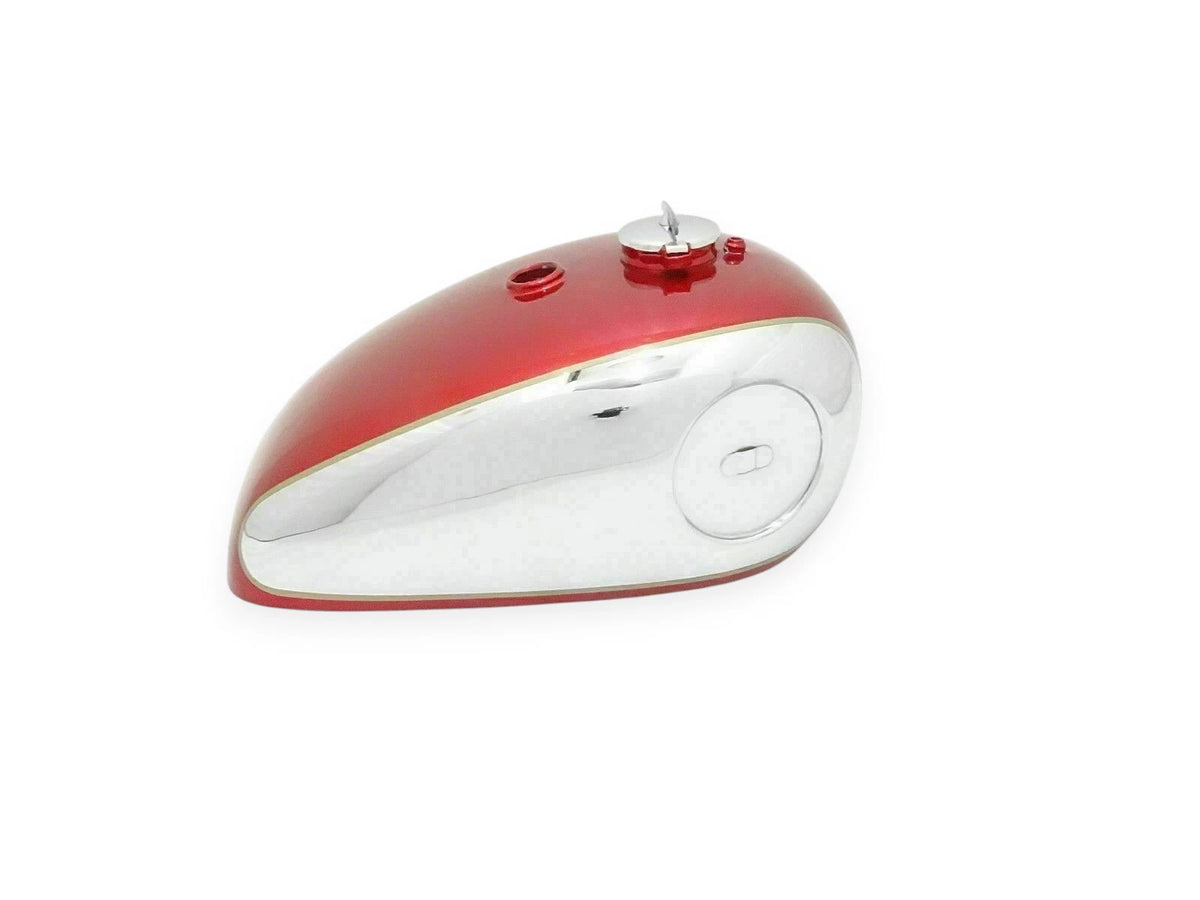 2 Gallon Petrol Tank for BSA Gold Star Scrambles Catalina (1960–1963) Cherry & Chrome