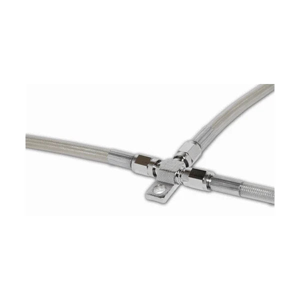 Streamline +3" Steel Braided Front Brake Lines for Raptor 700 660 (All Years)