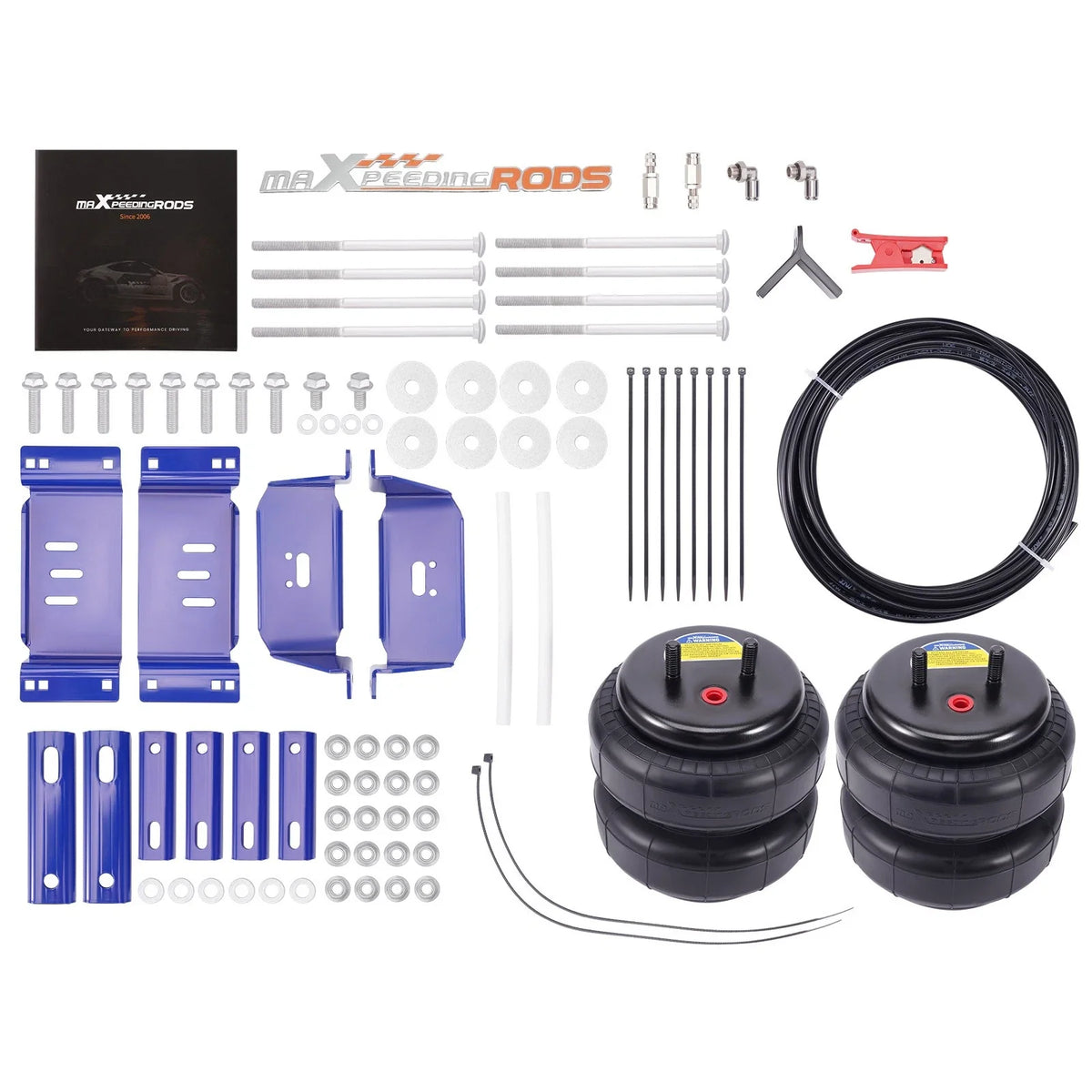 Rear Air Helper Spring Bag Leveling Kit for Dodge Ram 3500HD (2007–2009)