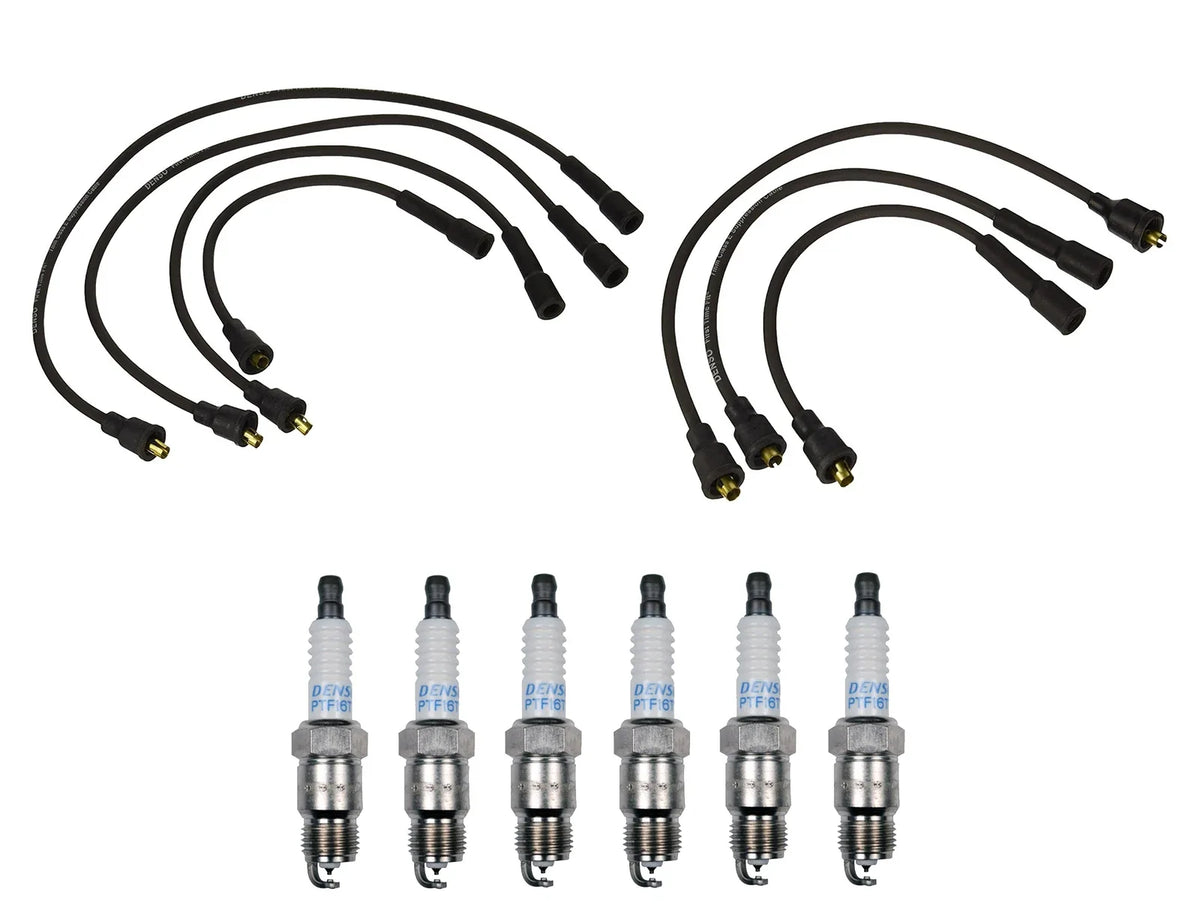 Denso 7mm Wire Set & 6 Platinum TT Spark Plugs Kit for Chevy GMC Pontiac