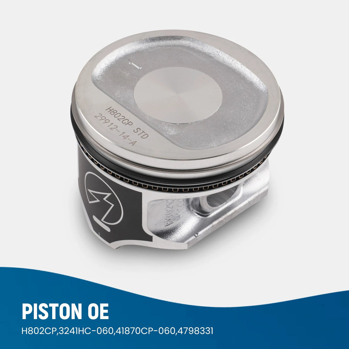 6pcs Pistons & Rings Kit for Jeep Grand Cherokee 4.0L (1996–2006) W9V58C