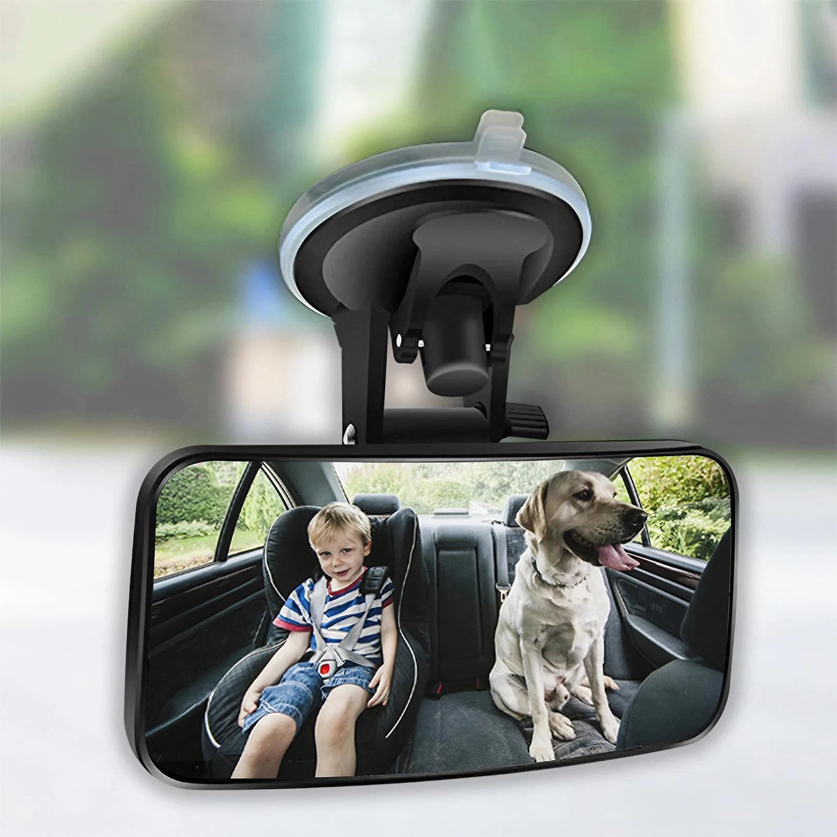Wide Angle Baby Rearview Mirror for Safe Viewing of Rear Passengers