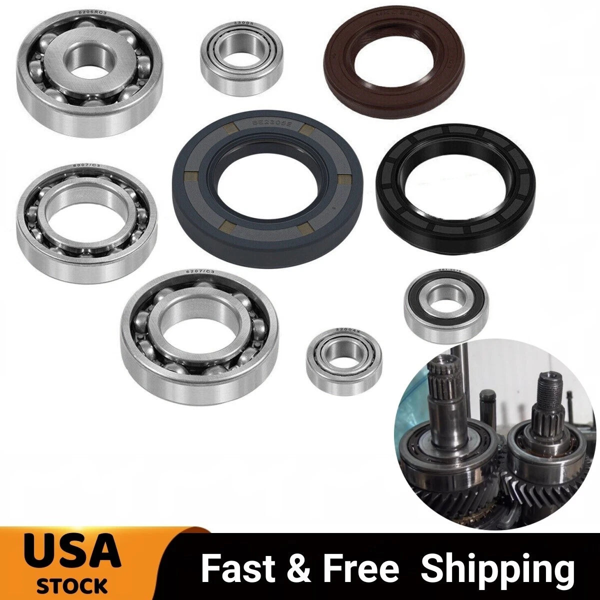 Gearbox Bearing & Oil Seal Repair Kit for Suzuki Swift Ignis (1.3/4x4)
