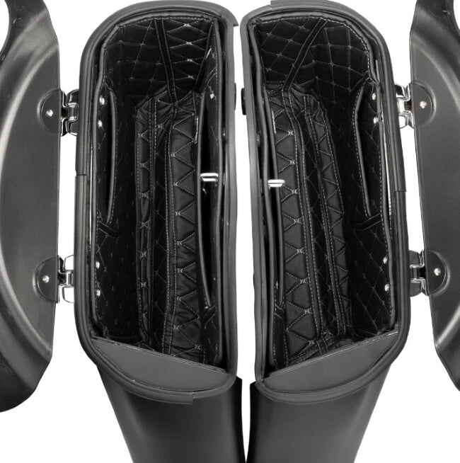Saddlebag Liners for Indian Motorcycle (2014–2024) - Silver Stitching