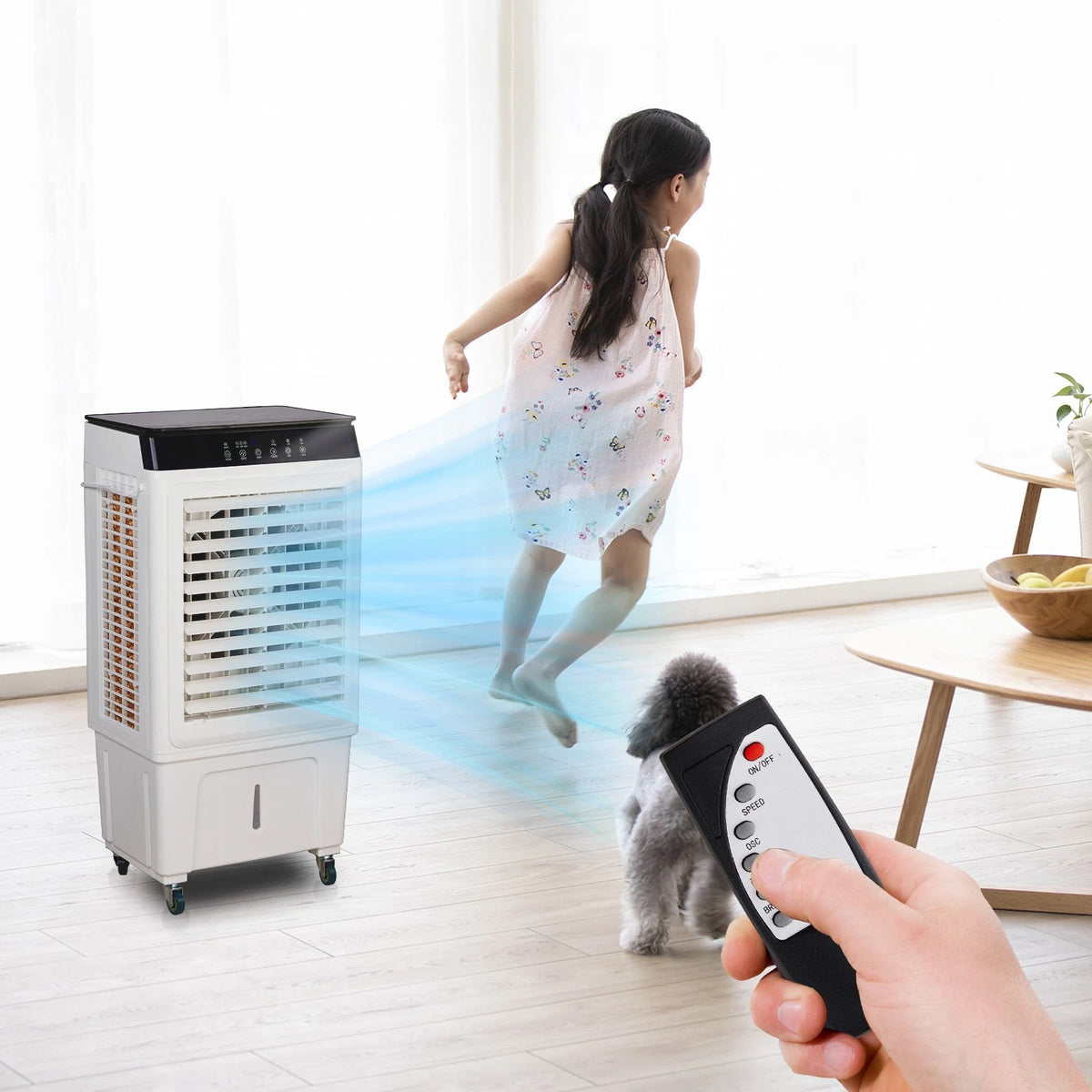 3 in 1 Evaporative Air Cooler Fan for Home (45L)