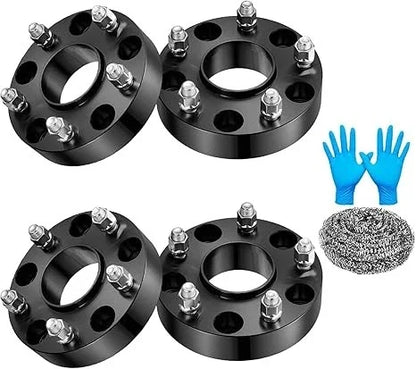 Set of 4 Hubcentric Wheel Spacers 1.5" 5x5.5" 9/16-18 for Dodge Ram 1500 (2002–2010)