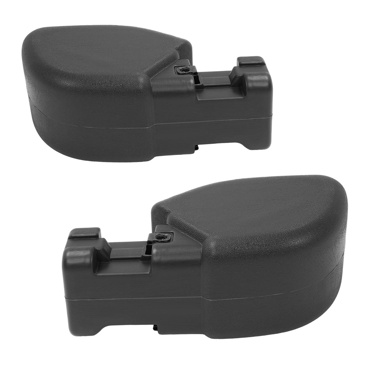 Set of 2 Front Bumper End Caps for Jeep Wrangler TJ (1997–2006) - CON-A000000377, 55155757AB, 55155757AA, CH1004128