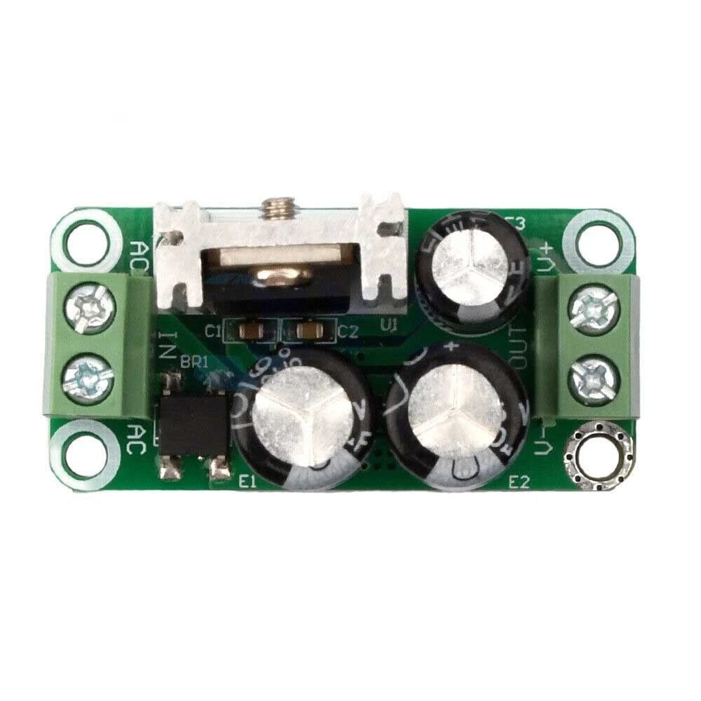 2X Single Regulated Power Supply Module DC 5/9/12V Rectifier Filter Board