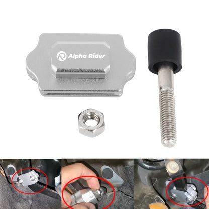 Adjustable Aluminum Race Clutch Pedal Stop Plate for Universal Fit