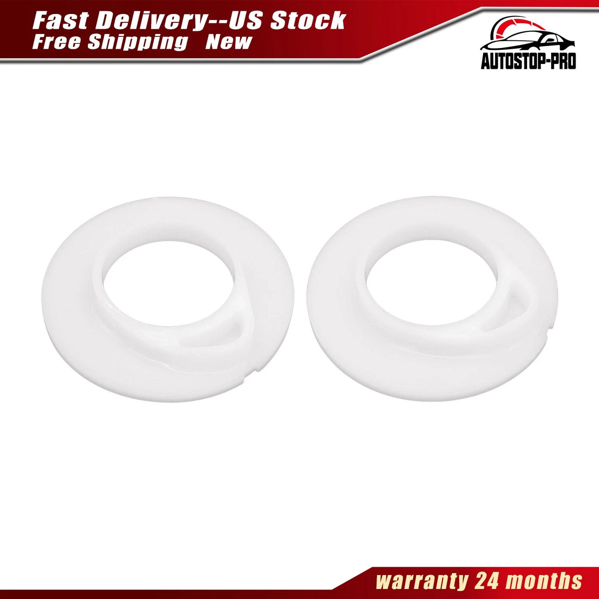 2X Front Suspension Coil Spring Lower Insulators for Ford F150 F250 F350 (E8TZ-5414-B, E8TZ 5414 B, E8TZ5414B)