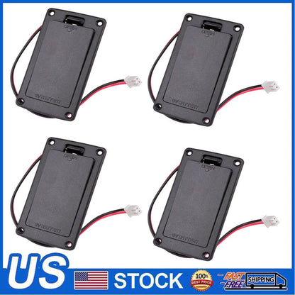 4Pcs Battery Holder Compartment Cover Box for Acoustic Guitar